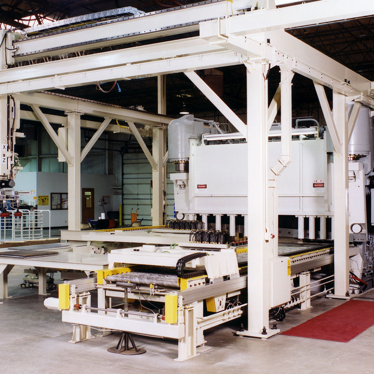 Automated Sheet Handler for Large Hydraulic Press