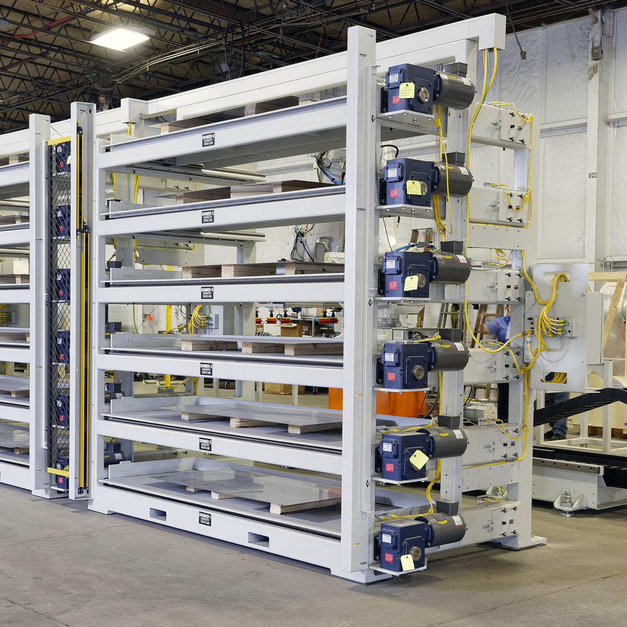 ABB Arm and Rail Sheet Organizer for Laser Bed Tending - Progressive Surface