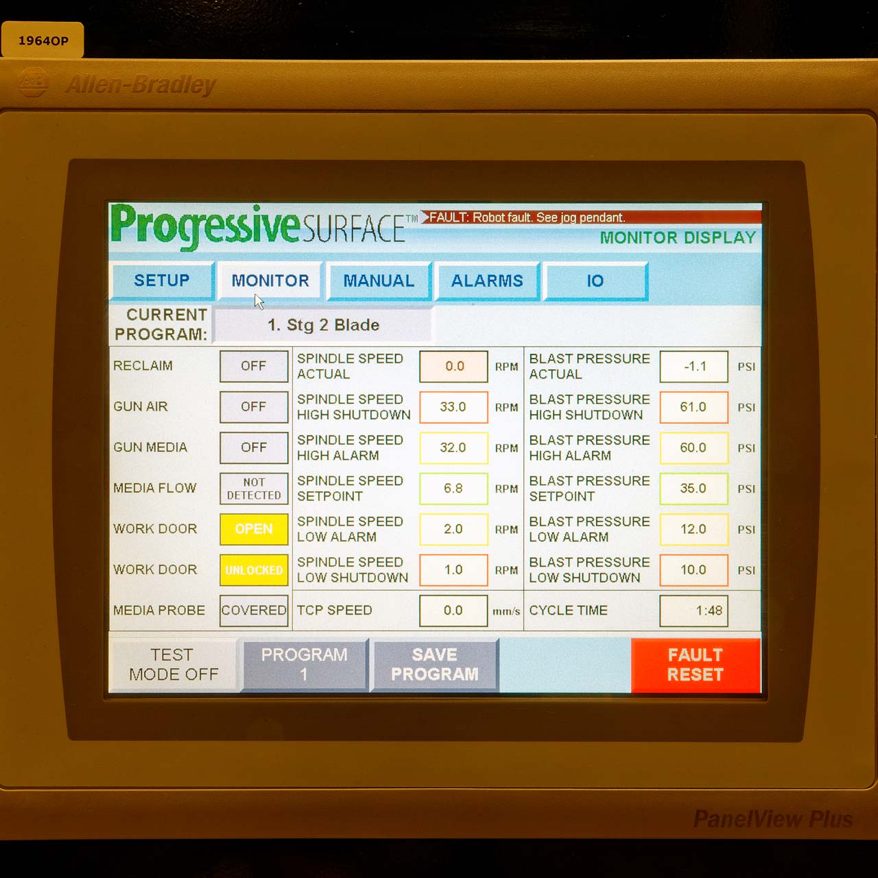 Robotic Shot Peen System - Progressive Surface