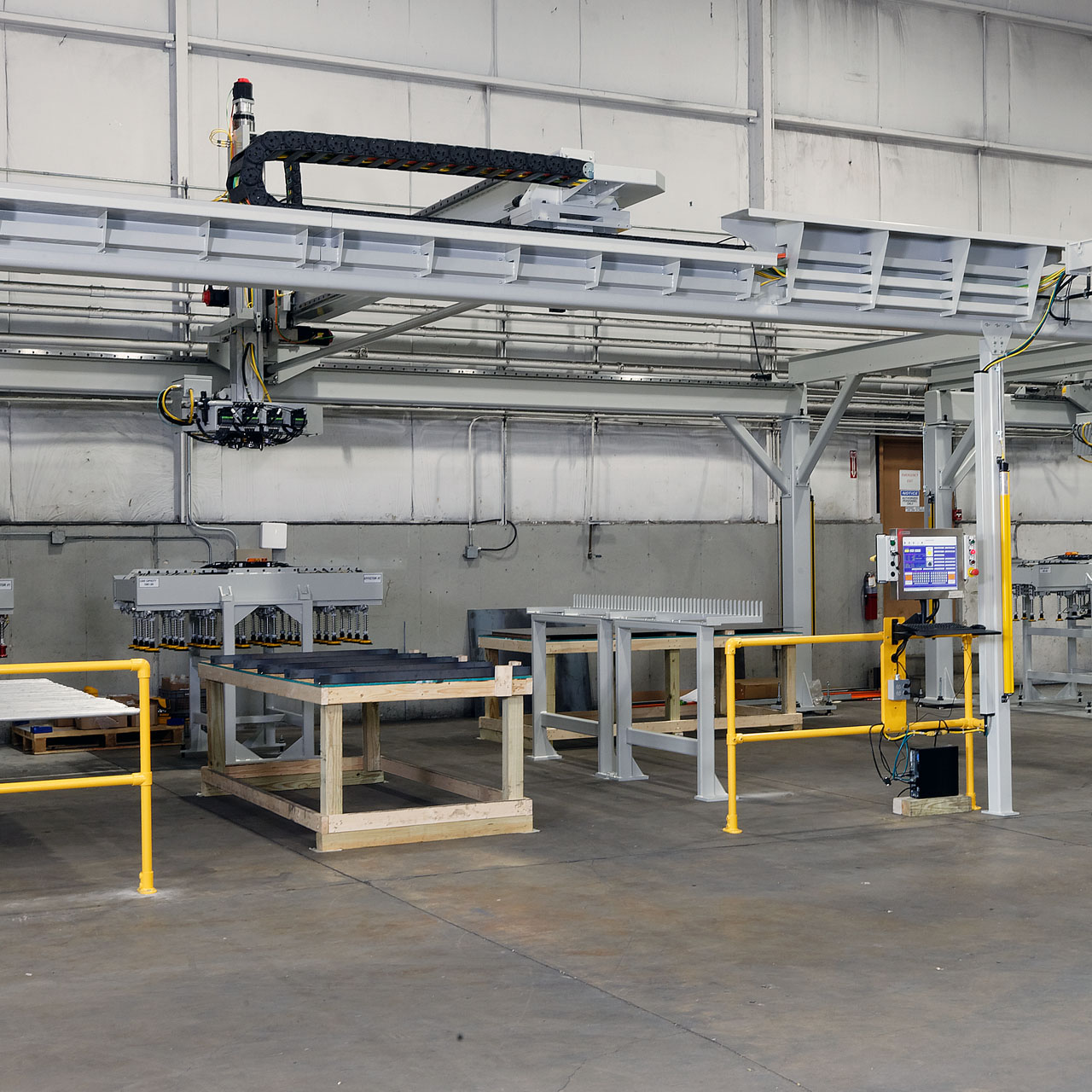 Gantry Area Sheet and Waste Handler for Laser Bed Tending - Progressive Surface