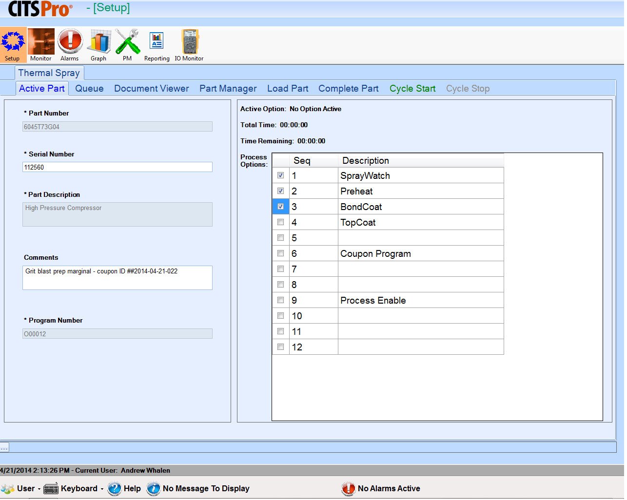 CITS Pro Process set-up documentation | Progressive Surface