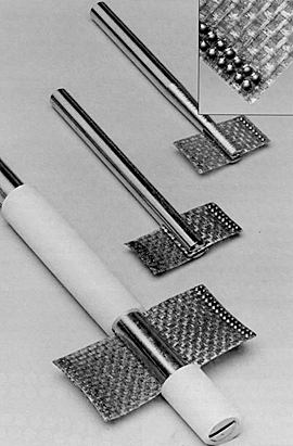 Figure 5 3M Roto Peen Flaps with SiC shot particles | Progressive Surface